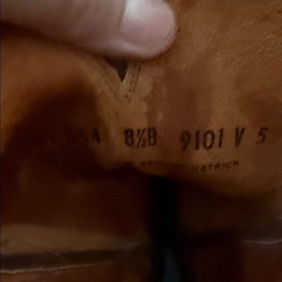 Women's Lucchese full Quill Ostrich Brown Western Boots - Picture 13 of 14